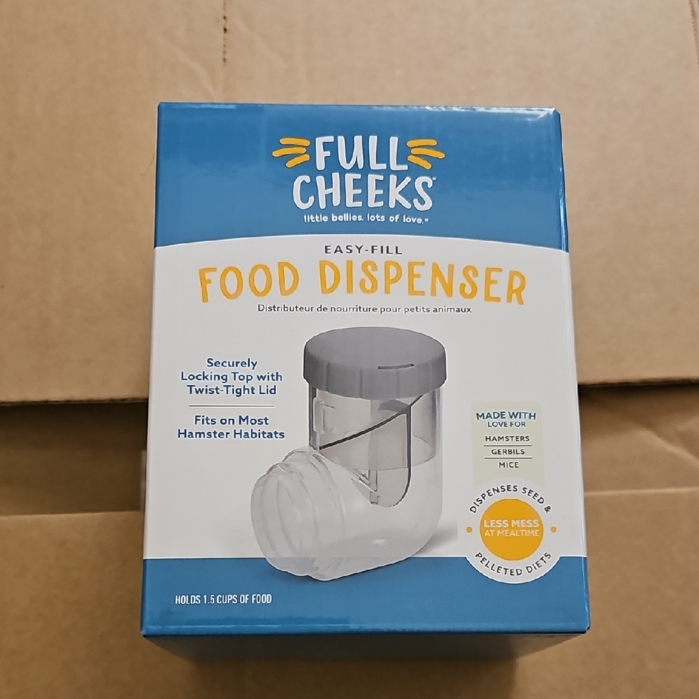 Full Cheeks Easy-Fill Food Dispenser